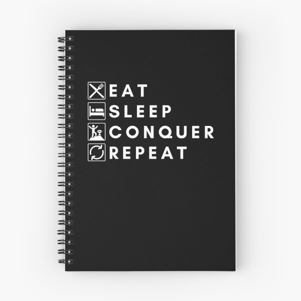 Item preview, Eat, Sleep, Conquer, Repeat designed and sold by The Agreeable Raven.