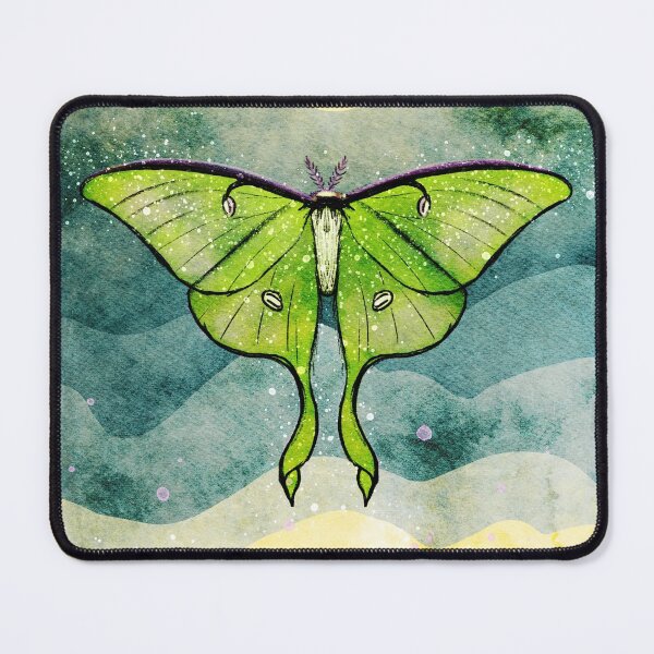 Item preview, Luna Moth under the moonlight, Negative Painting designed and sold by Kelly Lees.