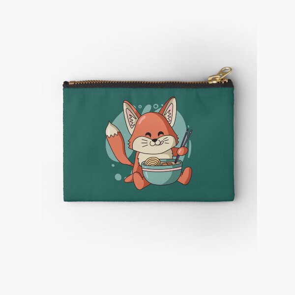Item preview, Cute Fox Eating Ramen Noodles designed and sold by SLAG-Creative.