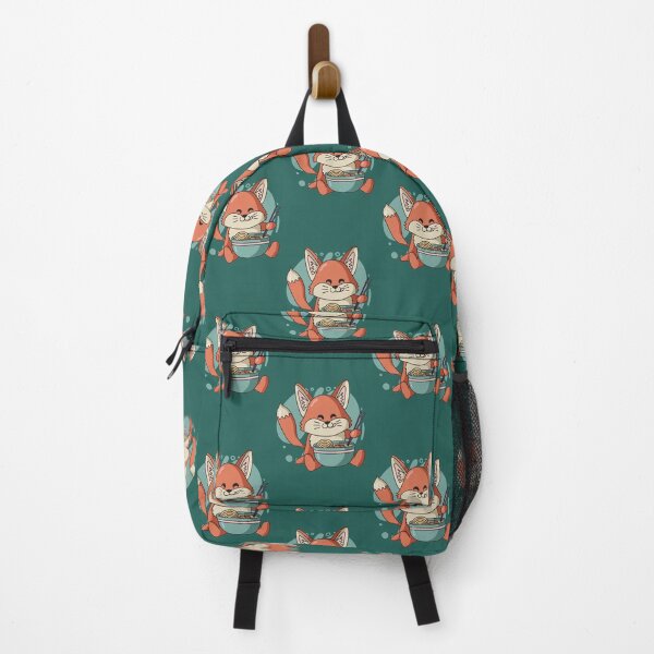 Item preview, Cute Fox Eating Ramen Noodles designed and sold by SLAG-Creative.