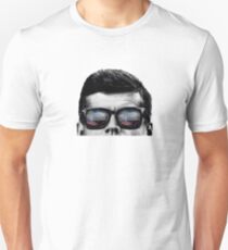 JFK Pop-Art (Black & White) Framed/Metal/Canvas Print Slim Fit T-Shirt