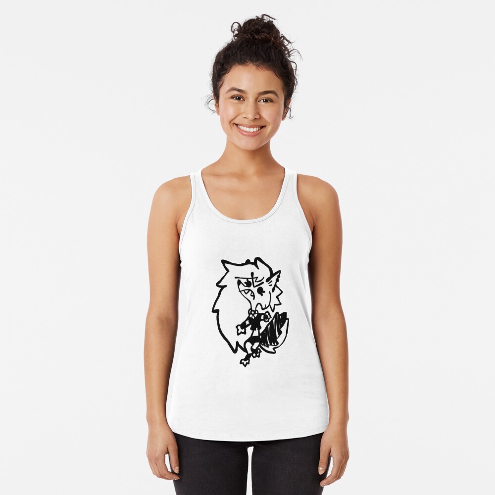 Vista previa del artículo con la obra «Camiseta con espalda nadadora», diseñado y vendido por Anime-Express.