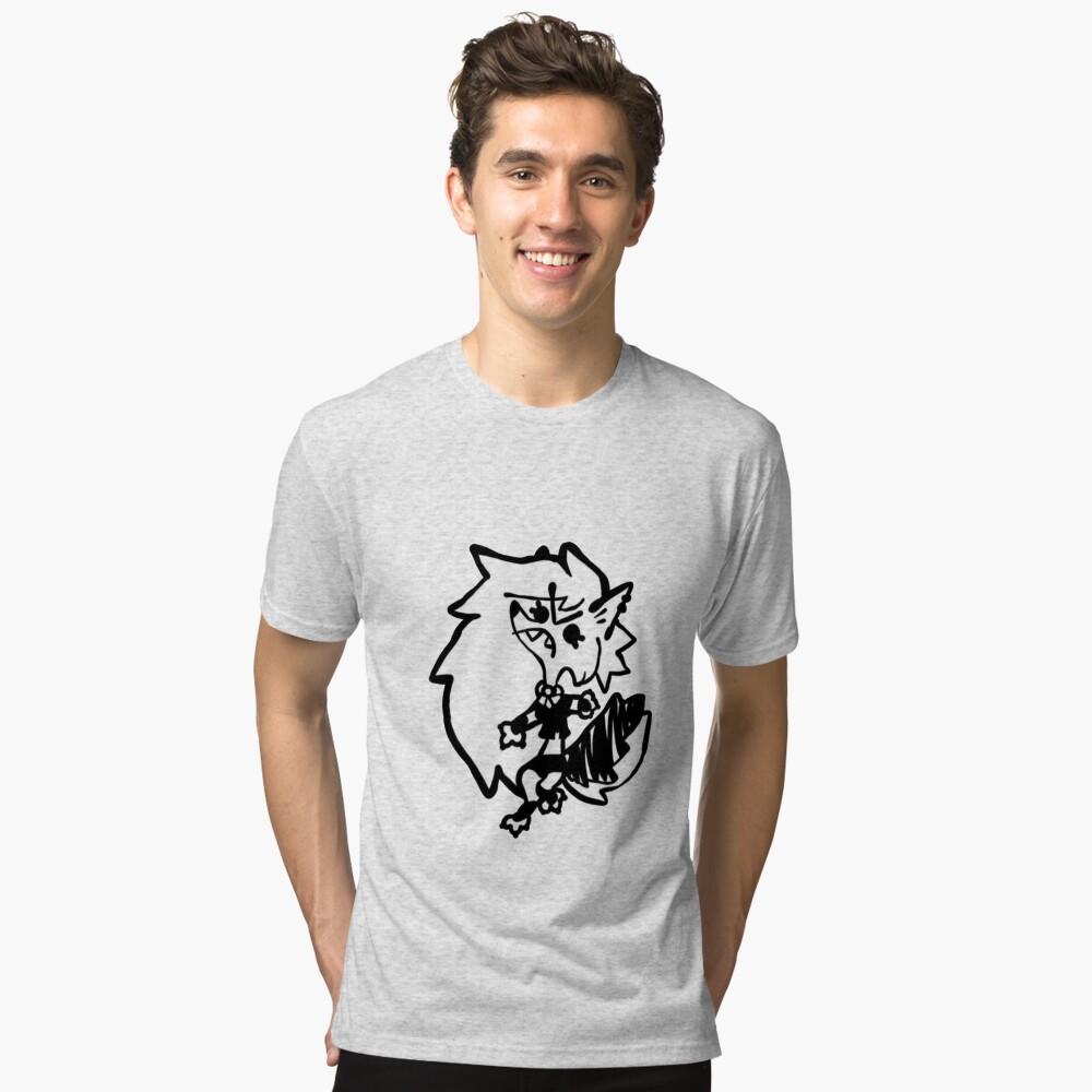 Vista previa del artículo con la obra «Camiseta de tejido mixto», diseñado y vendido por Anime-Express.