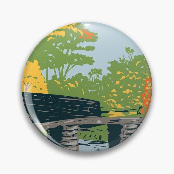 Item preview, Clapper Bridge on the Moor at Postbridge in Dartmoor National Park in Devon England United Kingdom UK Art Deco WPA Poster Art designed and sold by patrimonio.