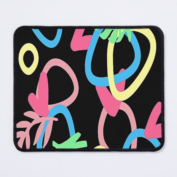 Artikelvorschau, Retrostyle, Herzen, Kreise und Blätter, Fett, Bunt, Arte Abstracto. entworfen und verkauft von Adri Barnard.