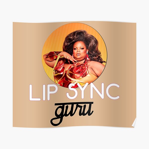 "Silky Nutmeg Ganache Lip Sync Guru" Poster for Sale by sebalbiero