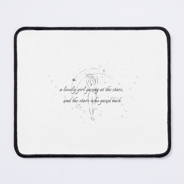 Item preview, A Girl & The Stars Gazing Back designed and sold by BookishBish.