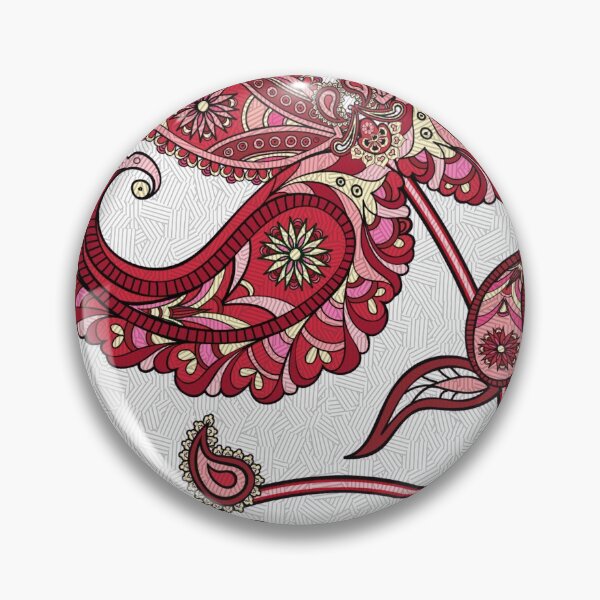 Item preview, Hannibal Fan Art Decor - Cranberry Red Paisley Tie Design designed and sold by orionlodubyal.