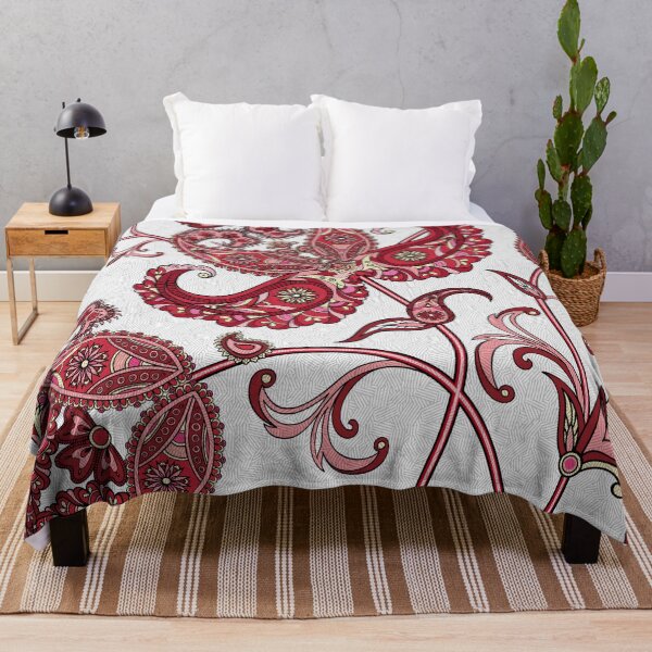 Item preview, Hannibal Fan Art Decor - Cranberry Red Paisley Tie Design designed and sold by orionlodubyal.