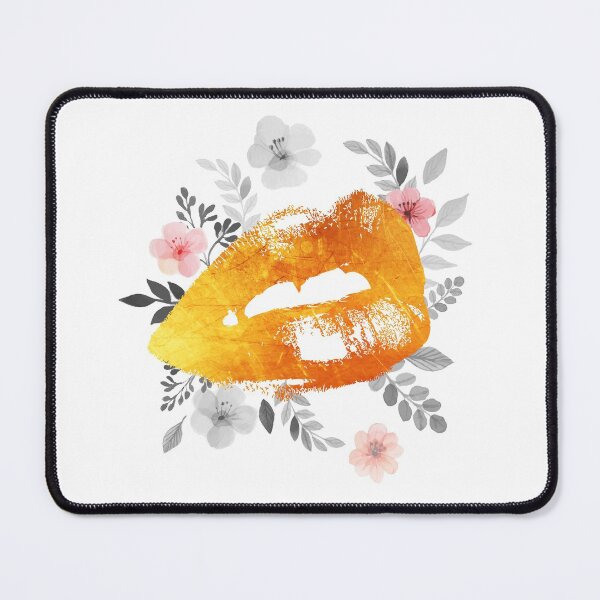 Item preview, Gold Lips Floral Bohemian Fashion designed and sold by Inogitna Designs.