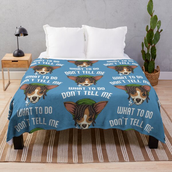 Item preview, Chihuahua in Dreadlocks, Smoking a Roll-up. If You Love dogs Especially Chihuahua Then This Design is for You. Titled: Don't Tell Me What To Do designed and sold by PetLovers-Trust.
