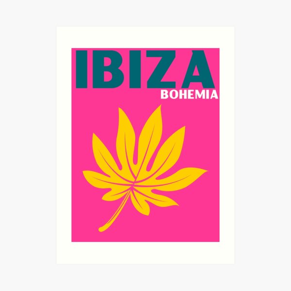 IBIZA BOHEMIA Art Print
