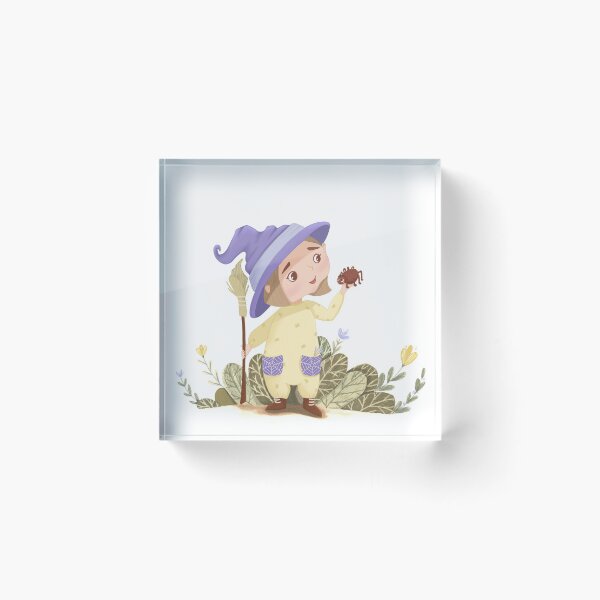 Item preview, Cute little witch with a spider designed and sold by Sofoxy.