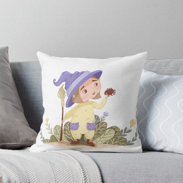 Item preview, Cute little witch with a spider designed and sold by Sofoxy.