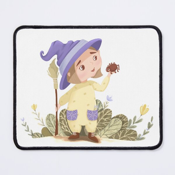 Item preview, Cute little witch with a spider designed and sold by Sofoxy.