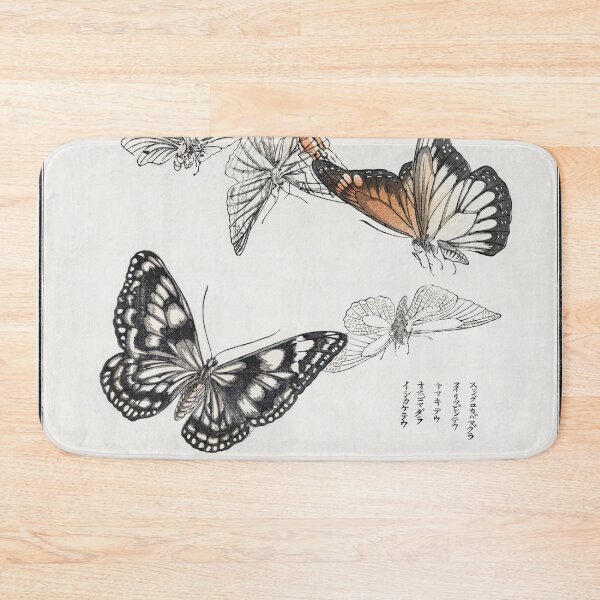 Item preview, Butterflies illustration from Churui Gafu (1910) by Morimoto Toko designed and sold by FindYouByZ.