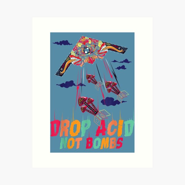 Item preview, Funny Drop Bombs Psychedelic  designed and sold by KingPower.