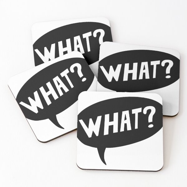 Item preview, speech bubble what? t shirt  designed and sold by WeGotThat.