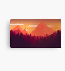 Firewatch Art Design - 4k Canvas Print