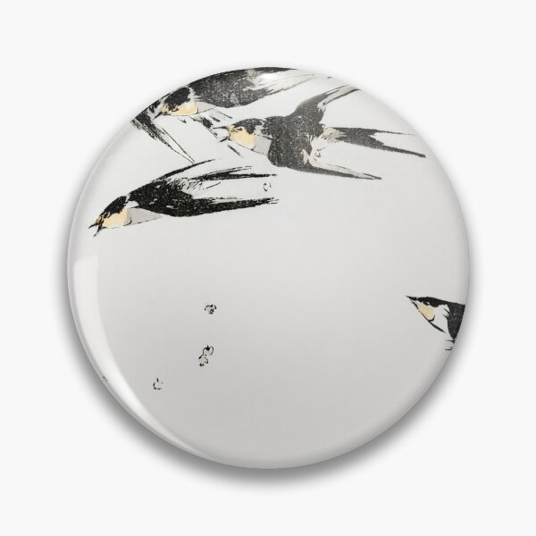 Item preview, Flying magpies, illustration from Seitei Kacho Gafu (1890–1891) designed and sold by FindYouByZ.