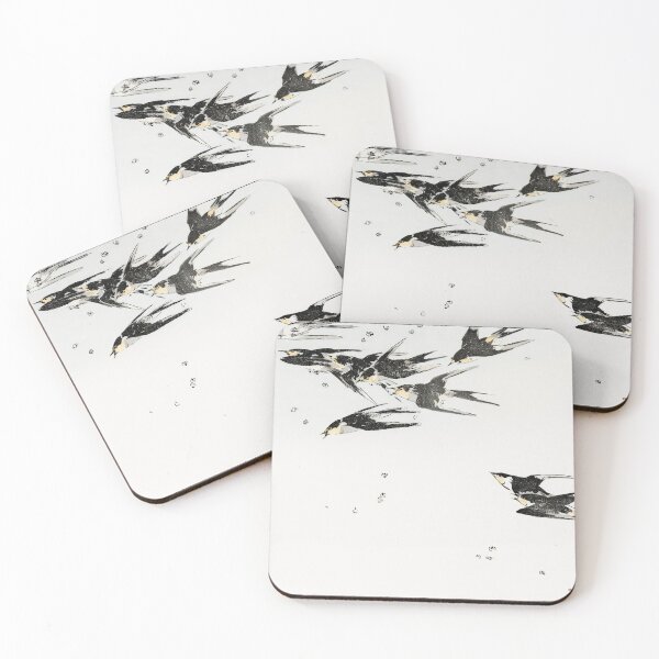Item preview, Flying magpies, illustration from Seitei Kacho Gafu (1890–1891) designed and sold by FindYouByZ.