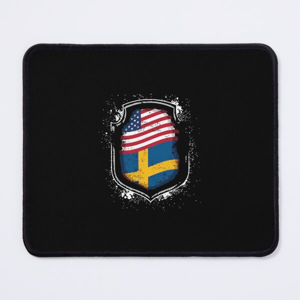 Item preview, Swedish American Flags Of Sweden And America designed and sold by dissolvablec.