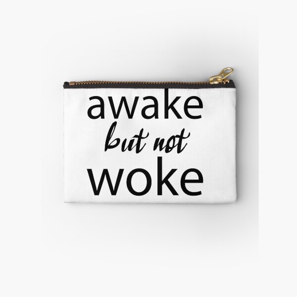 Item preview, Awake but not woke, sleeping funny, Anti Woke Culture designed and sold by adjamine.