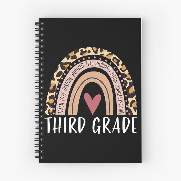 Item preview, Leopard Rainbow Third Grade Teacher 3rd Back to School Women designed and sold by WilliamQuinnell.
