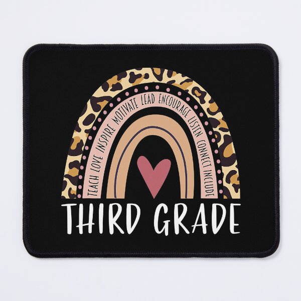 Item preview, Leopard Rainbow Third Grade Teacher 3rd Back to School Women designed and sold by WilliamQuinnell.