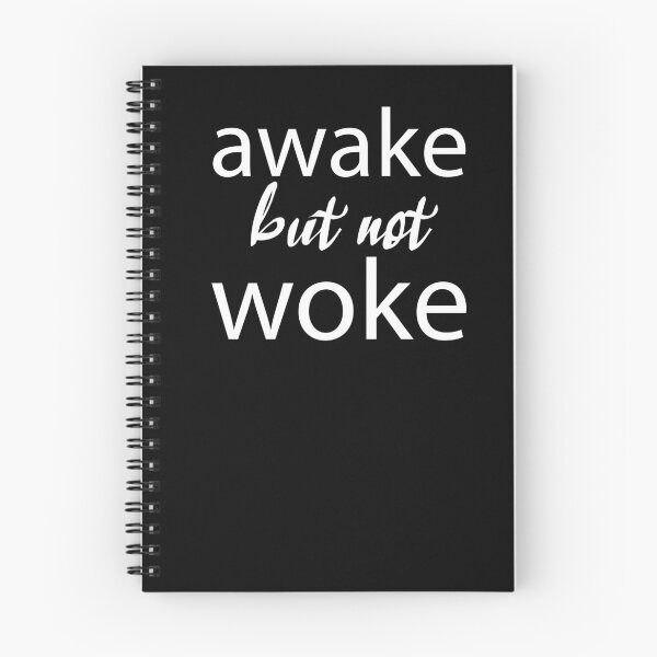 Item preview, Awake but not woke, sleeping funny, Anti Woke Culture designed and sold by adjamine.