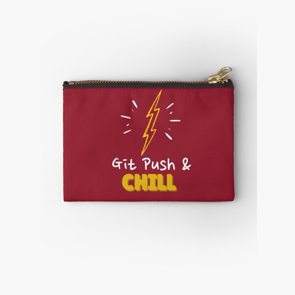 Item preview, Git Push and Chill Programmers and DevOps daily routine blue designed and sold by IrinchiDE.