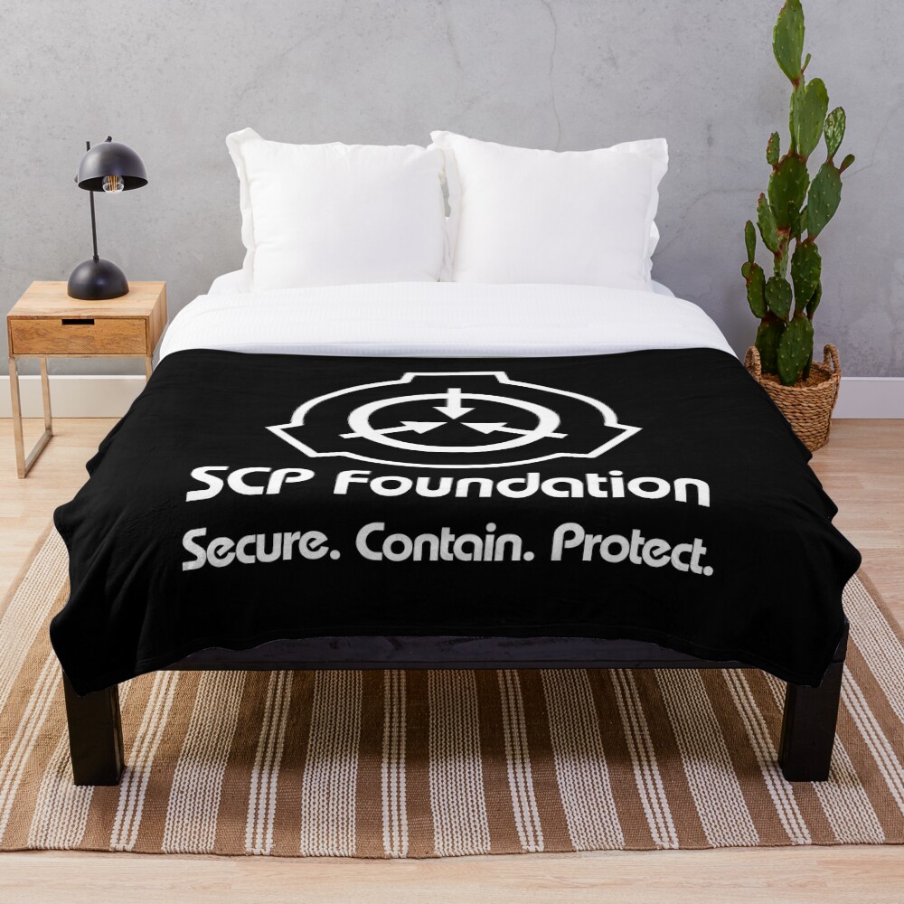 SCP Foundation (on Black) Comforter for Sale by Biochao