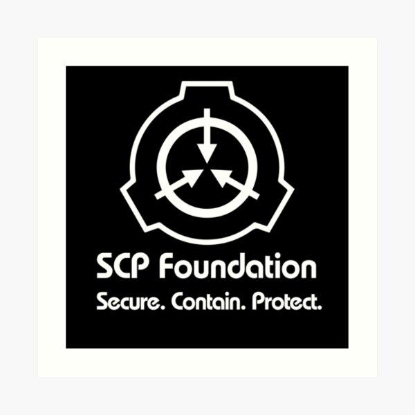 SCP foundation logo Art Print for Sale by AlmaFa123