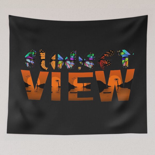 Item preview, Sunset And Butterflies designed and sold by yokie1111.