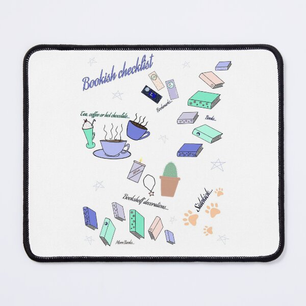 Item preview, Bookish Checklist designed and sold by Dance Beneath The Stars Designs.