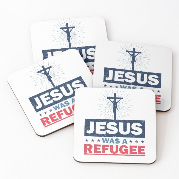 Item preview, Jesus was a refugee too (grunge texture) designed and sold by Unohana.