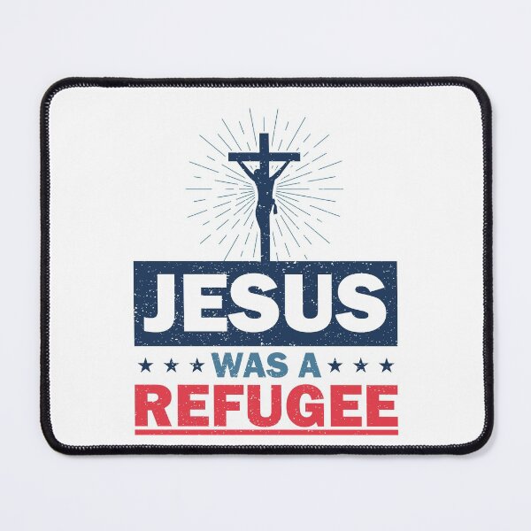 Item preview, Jesus was a refugee too (grunge texture) designed and sold by Unohana.