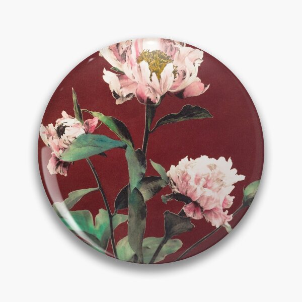 Item preview, Retro Japanese Flower Hærdaceous Peony (1896) by Kazumasa Ogawa designed and sold by Designedbysm.