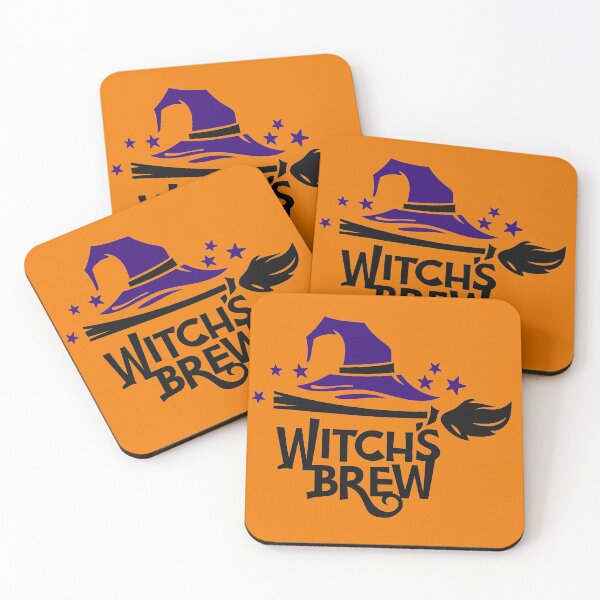 Item preview, Halloween Witches Broom and Hat Brew designed and sold by Pink-Lotus.
