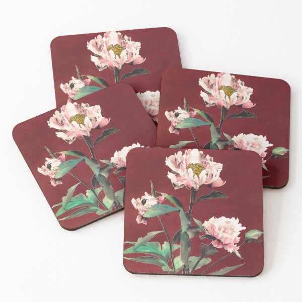 Item preview, Retro Japanese Flower Hærdaceous Peony (1896) by Kazumasa Ogawa designed and sold by Designedbysm.