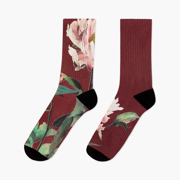 Item preview, Retro Japanese Flower Hærdaceous Peony (1896) by Kazumasa Ogawa designed and sold by Designedbysm.