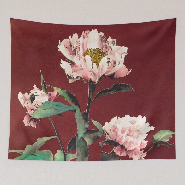 Item preview, Retro Japanese Flower Hærdaceous Peony (1896) by Kazumasa Ogawa designed and sold by Designedbysm.