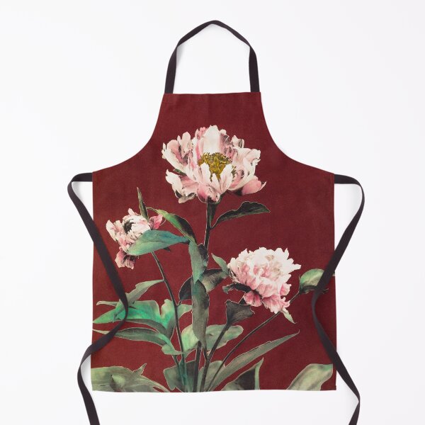 Item preview, Retro Japanese Flower Hærdaceous Peony (1896) by Kazumasa Ogawa designed and sold by Designedbysm.
