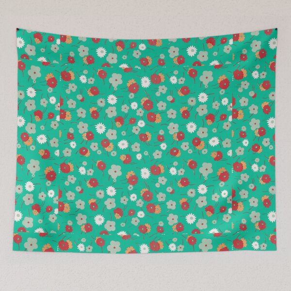 Item preview, White, gray, pink and red flowers (1929) By Charles Goy designed and sold by JABG-01.