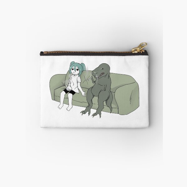 Item preview, Hatsune miku smoking weed with a dinosaur designed and sold by nyanuko.