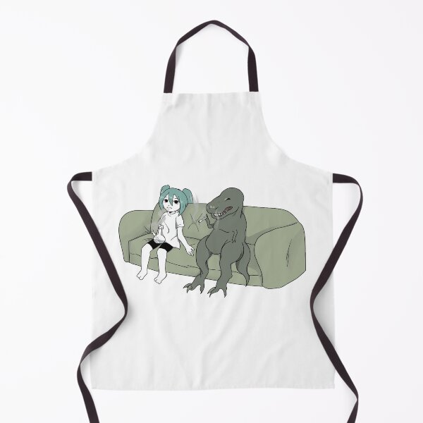Item preview, Hatsune miku smoking weed with a dinosaur designed and sold by nyanuko.