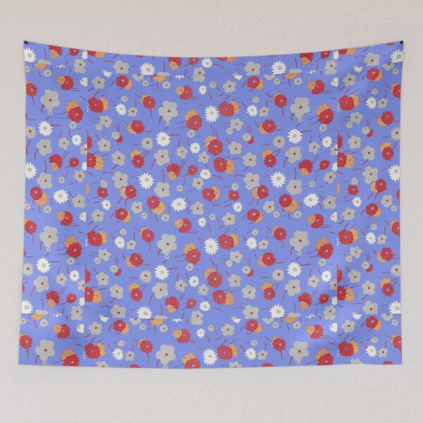 Item preview, White, gray, pink and red flowers (1929) By Charles Goy designed and sold by JABG-01.