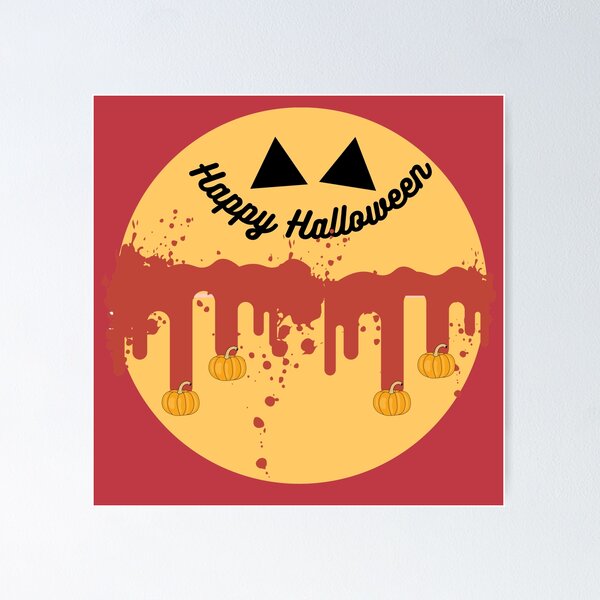 Item preview, spooky halloween face  designed and sold by HONESTmerch-.