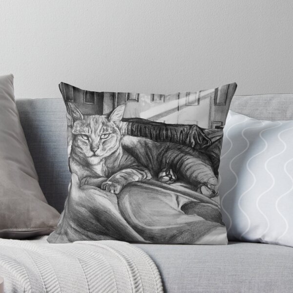 Item preview, Graphite Portrait of my Cat, Rusty designed and sold by Crypticcreator.