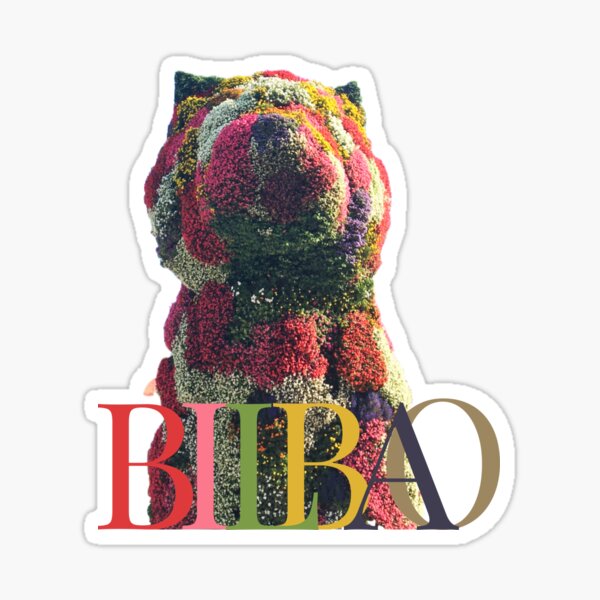 Vista previa del artículo con la obra «Monumento al perro de Bilbao Bilbao ciudad Europa España», diseñado y vendido por Tropical Blood.